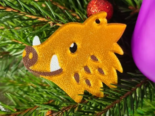 Piggy Ornament or Keychain